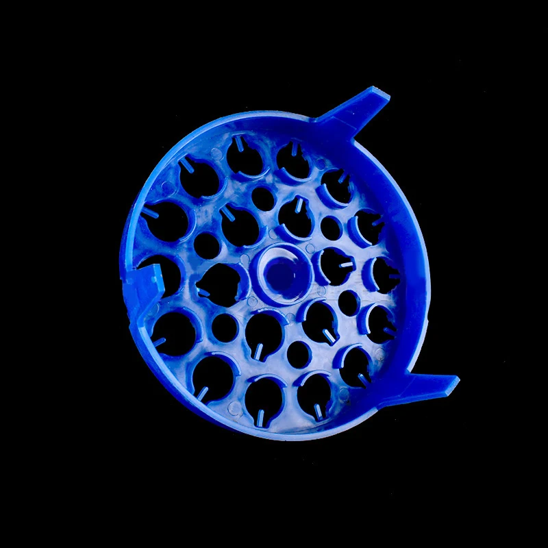 2pcs Laboratory Rack for 2ml 1.5ml Centrifuge Pipe Test Tube Plastic Water Bath Float Circular Floating Storage Tray 20-holes