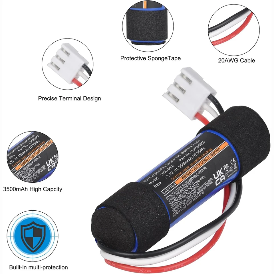 Batteria Agli Ioni Di Litio Per Harman/Kardon Onyx Studio 1 - 3,7V 2600mAh