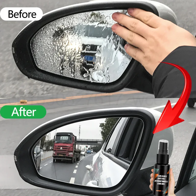 Water Repellent Spray Anti Rain Coating For Car Glass Hydrophobic Anti-rain  Car Liquid Windshield Mirror Mask Auto Polish Kit