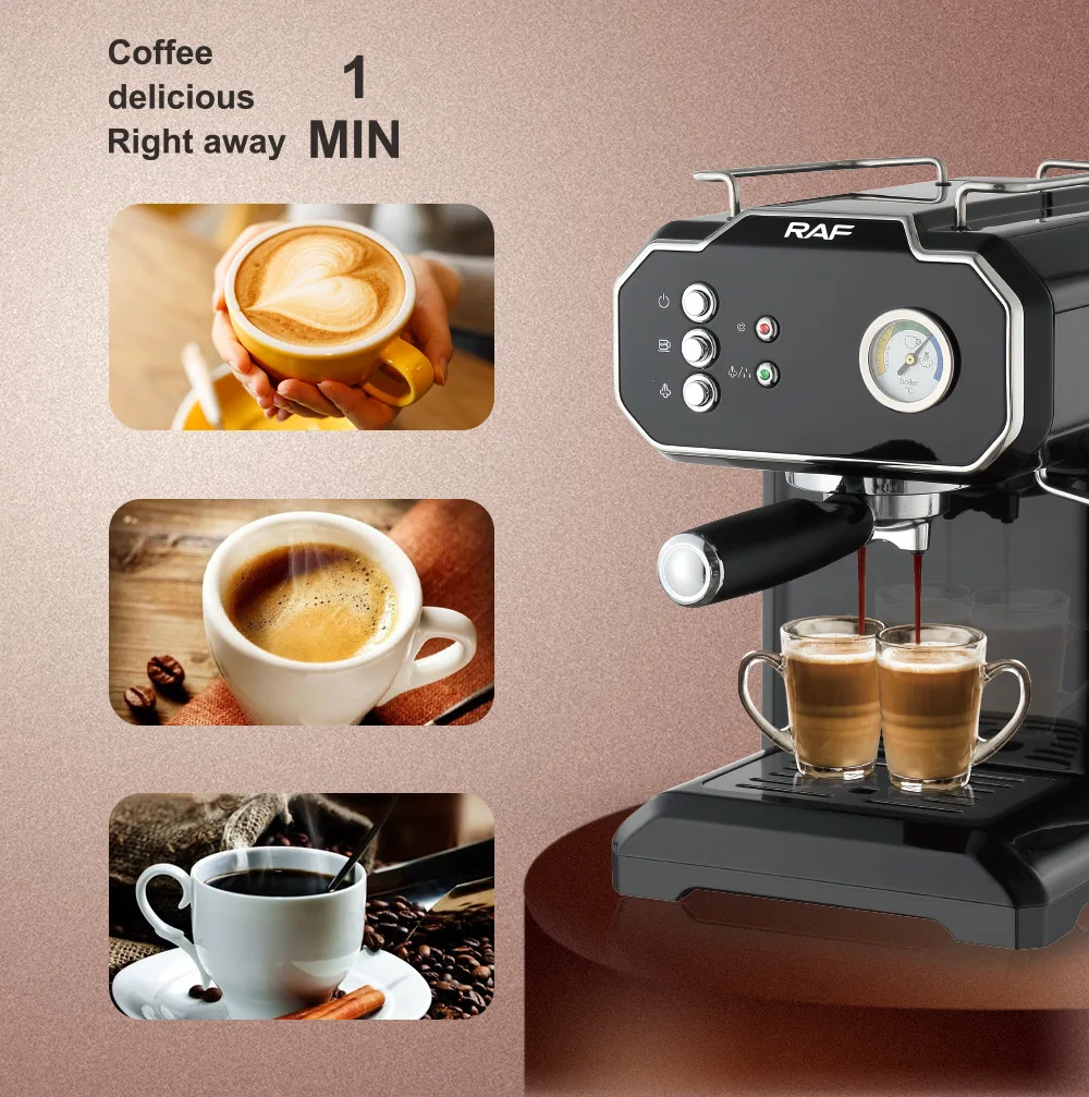 OXPHIC 1.8L Automatic Smart Espresso Coffee Machine Drip Coffee Maker with  Bean Grinder and Appointment Function for 12 Cups