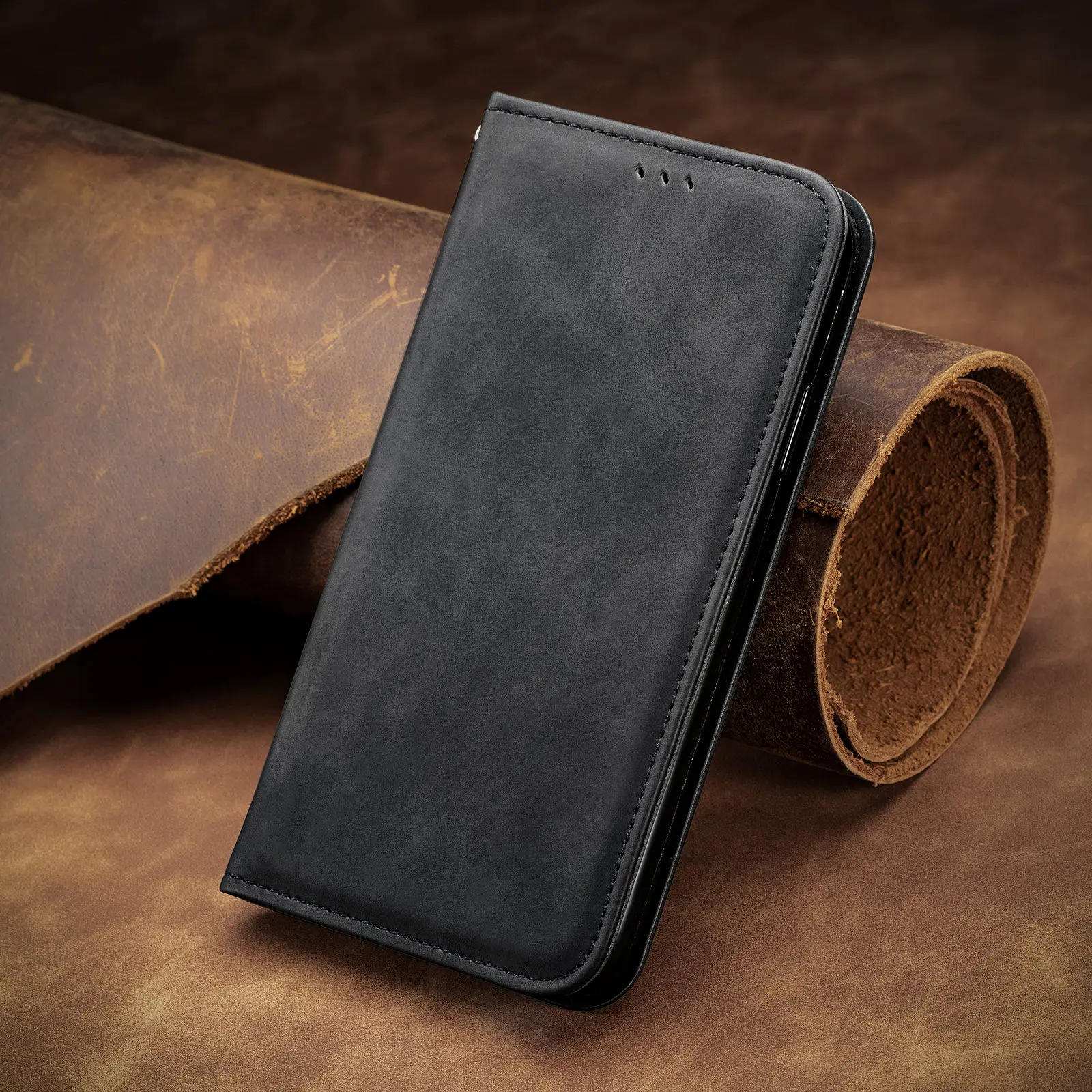 

Leather Case For OPPO A5 A9 A53 2020 A74 A72 A52 A91 A96 A54 A95 A94 A92 A57 A77 A78 A98 A16 A16S A15 A15S A17 Flip Case Cover