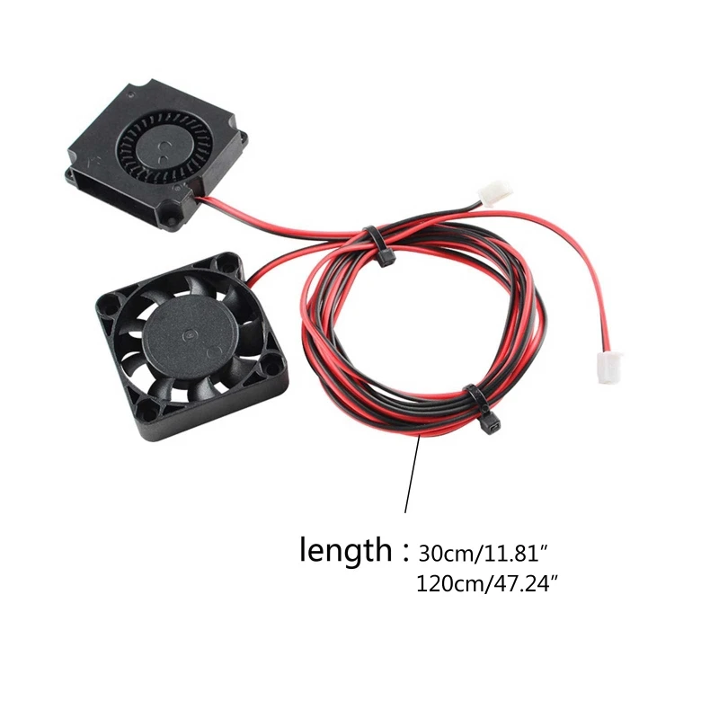 3D 프린터 액세서리 용 4cm 팬 Ender 3 4010 팬 24V 압출기 핫 엔드 팬 및 24V 터보 팬 40x40x10MM 오일 베어링