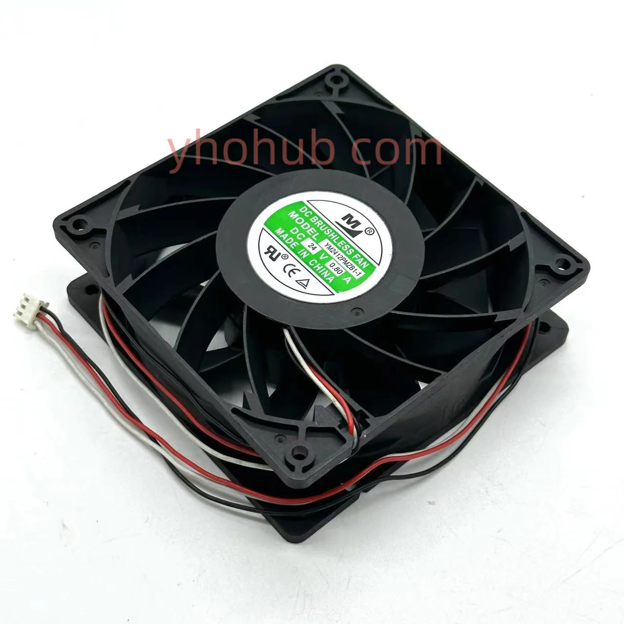 Huaxia Ym2412pmzb11 dc 24v 0.8a 120x120x38 mm Ventilador de Refrigeração do Servidor de Fios m