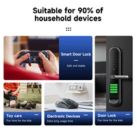 PALO 1.5V Constant Voltage AA Rechargeable Li-ion battery 3400mWh for remote control mouse small fan Electric toy + battery box 5