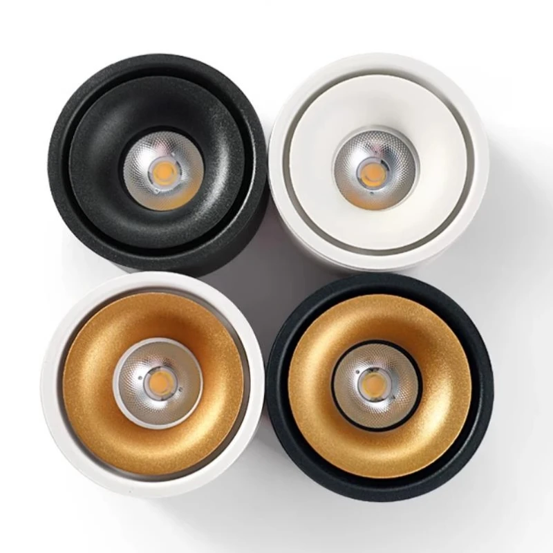 Led 통 천장 조명 AC220V 7W 10W 12W 15W 스포트 라이트 표면 장착 램프 욕실 주방 실내 조명