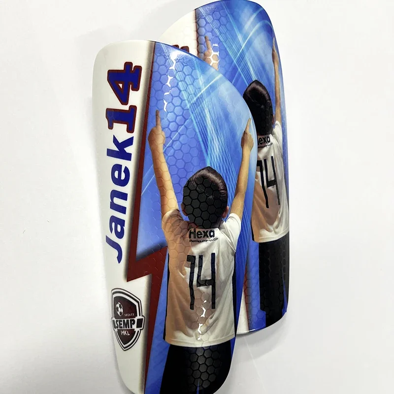 Customized Personalized Shin Guard Honeycomb Texture for Soccer Leg Support Football Shinguard Adult Teens Kids Gift soccer shin guards,shin guard pads