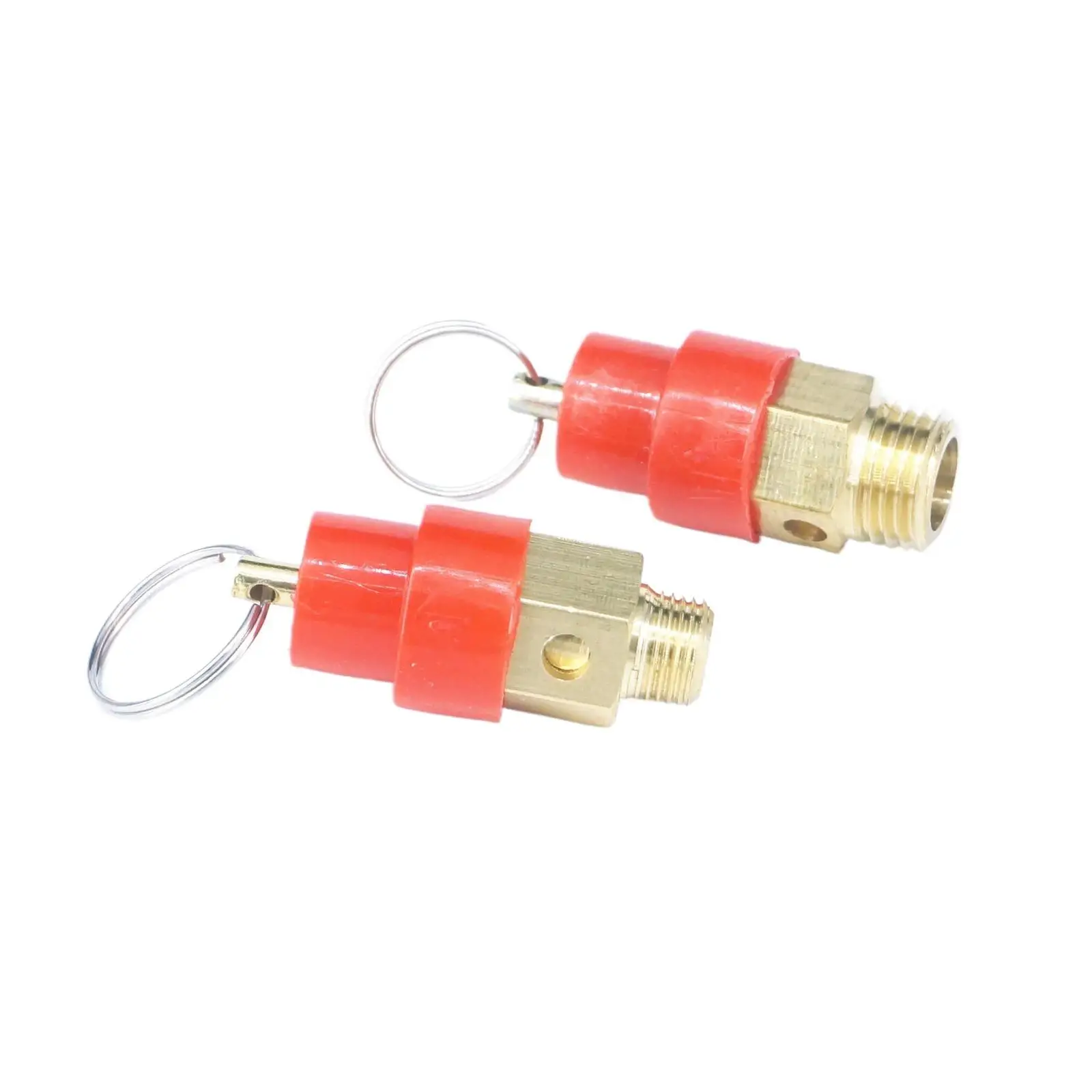 1/8" 1/4" BSP Male Brass Air Safety Valve Relief Valve Pressure Release Air Compressor 3/4/5/6/7/8/10/12/15 Bar air safety valve