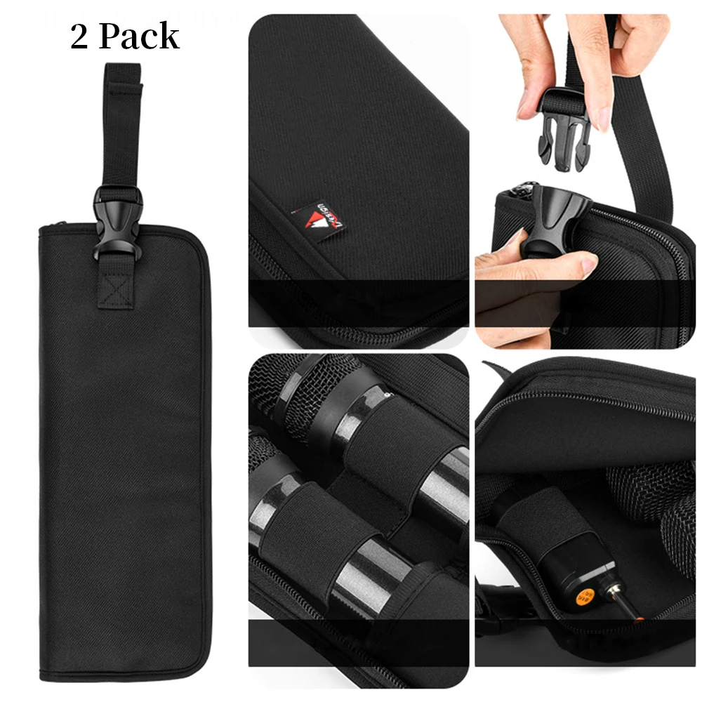 Voor JBL PartyBox Microfoon Opbergtas Schokbestendige EVA Harde Koffer Met Sleutelkoord Anti Scratch Organizer