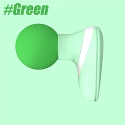 Compact Electric Handheld Massager - 6 Modes for Muscle Tension Relief (Green)