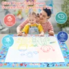 Coolplay Water Doodle Mat Coloring Drawing Mat with Reusable Magic Pens Montessori Painting Board Educational Toys Kids Gifts 3