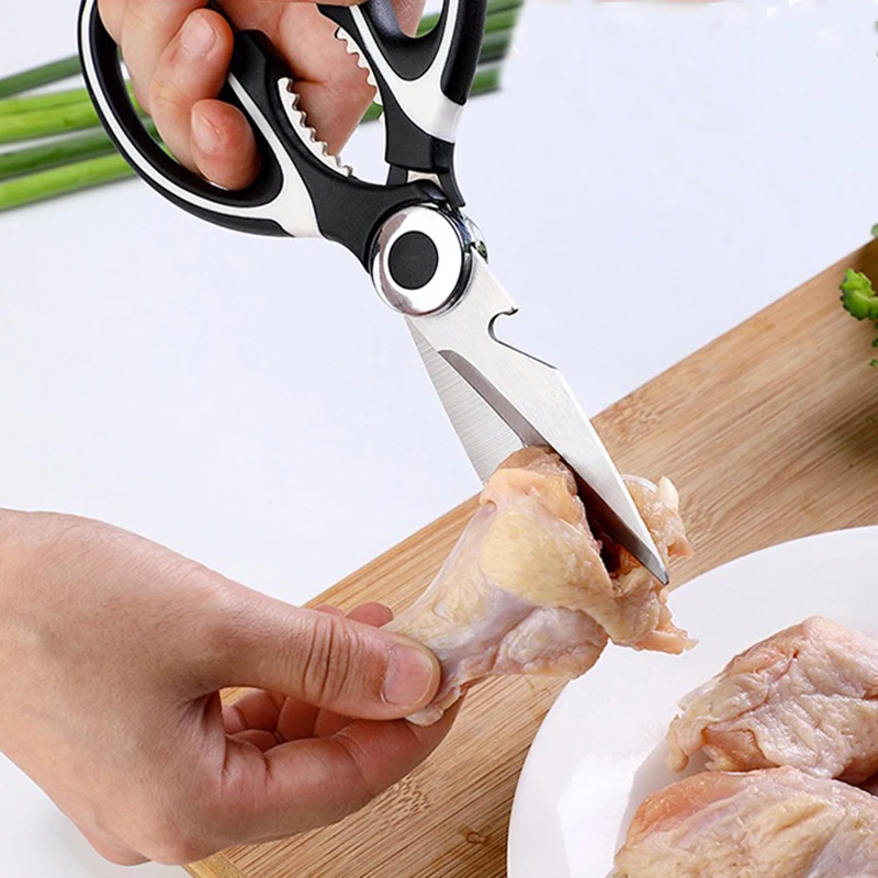 Multifunctional Stainless Steel Kitchen Tools For Cutting Vegetables Meat Fish Food Scissors Kitchen Multi-purpose Tools kitchen scissors