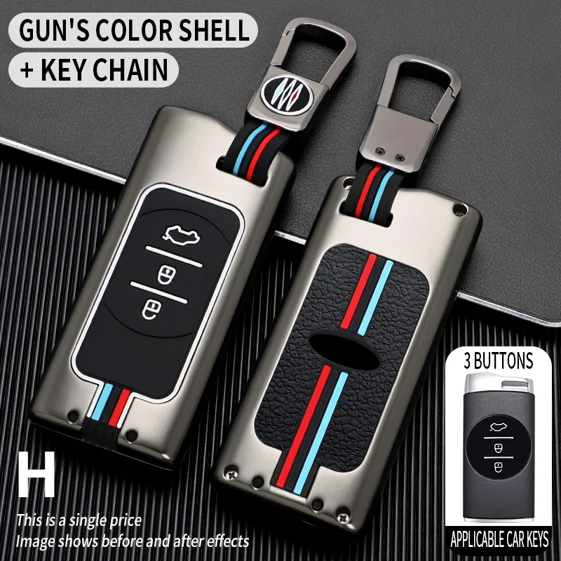 Premium Zinc Alloy Car Remote Key Case Cover