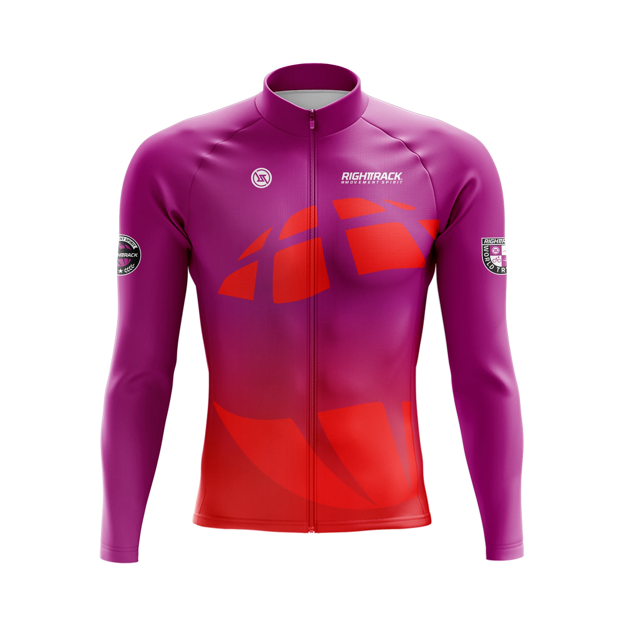 Champ SDWorx Winter Cycling Jersey Thermal Fleece Long Sleeve Jackets Protime Road Bike RightTrack Apparel
