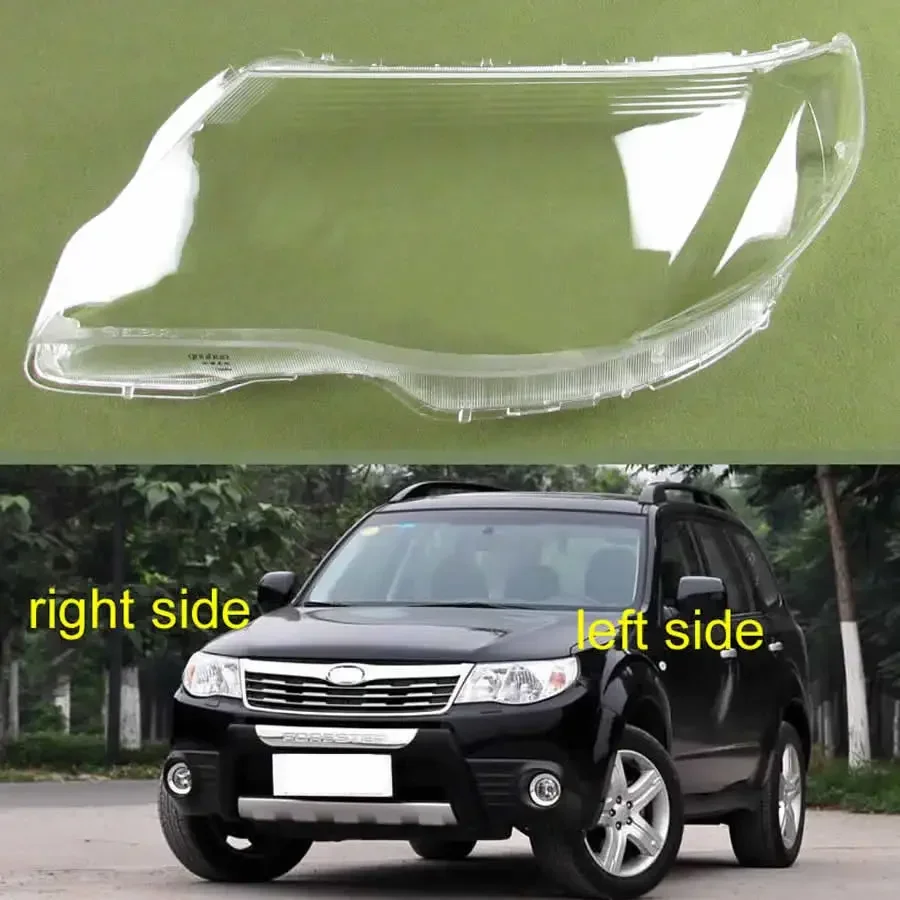 Headlamp Lamp Shell Transparent Lampshade Case Headlight Cover Lens Plexiglass for Subaru Forester 2008 2009 2010 2011 2012