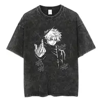 Vêtements pour hommes t-shirt Homme T-Shirts graphiques hommes t-shirt pour hommes Ropa Hombre Vintage Anime imprimé lavé nouveau dans les T-Shirts supérieurs 61364 6