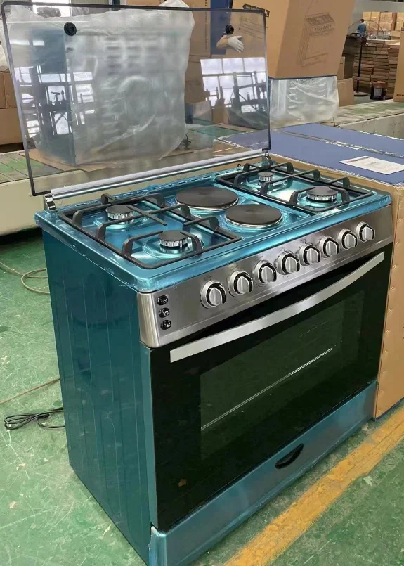 Hot Sale Baking Cooking Appliances Gas Range Free Standing Oven With Grill Four Burners Gas Stove Cooking Stove