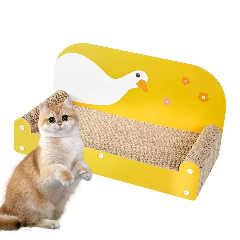 

Pet Cat Scratching Board Corrugated Cardboard Pad Grinding Nails Duck Scratcher Scraper For Cats & kitten Training Pets Supplies