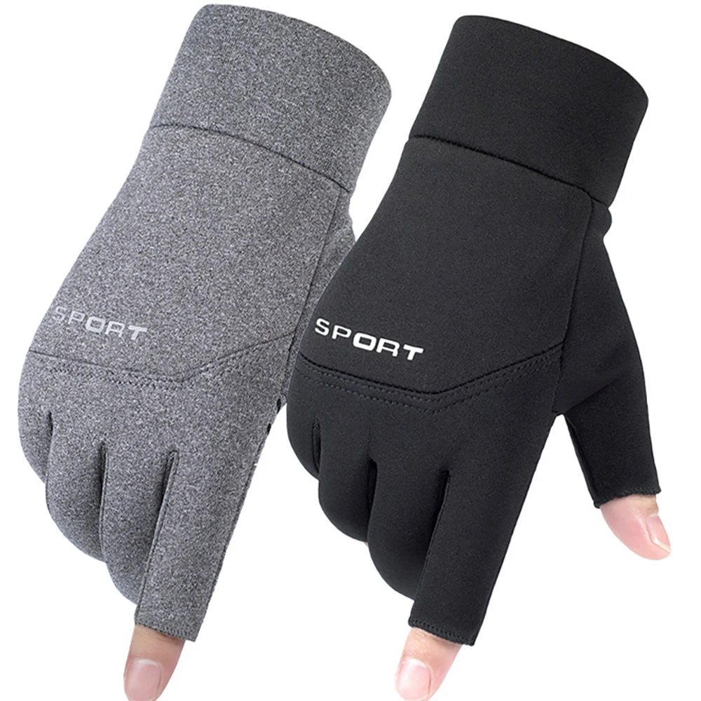 WALK FISH 1 Pair Winter Fishing Gloves Women Men Universal Keep