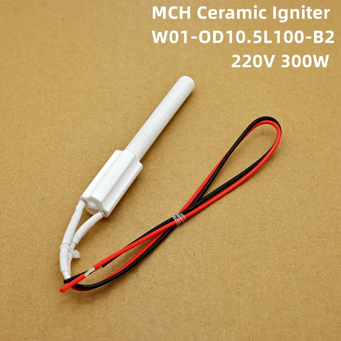 220V 300W Ceramic Igniter wood pellet oven Ignition rod biofuel heater fast Ignition energy saving high efficiency &Phi;10.5*100mm