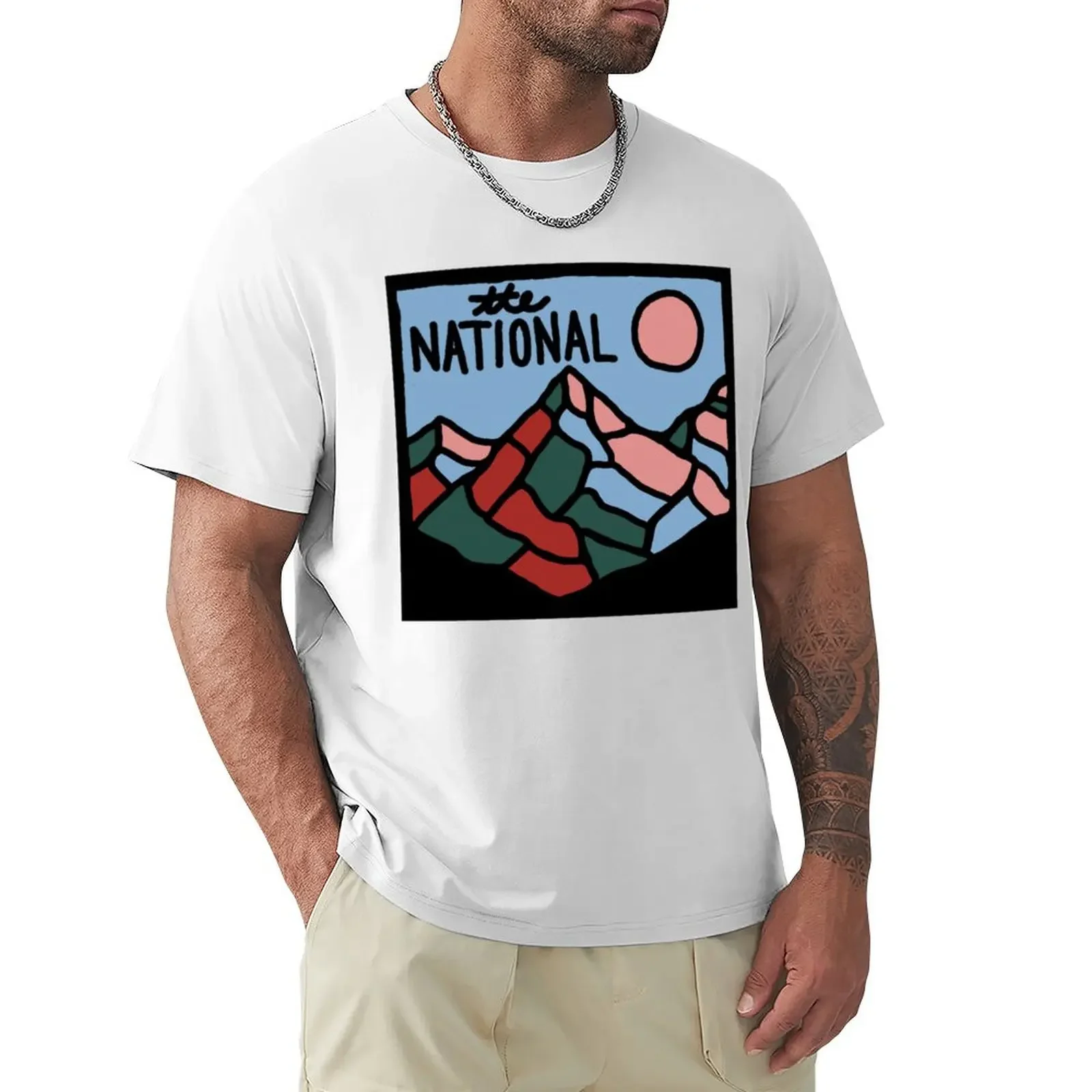 

The National Band T-shirt Short sleeve tee Aesthetic clothing funnys mens graphic t-shirts hip hop