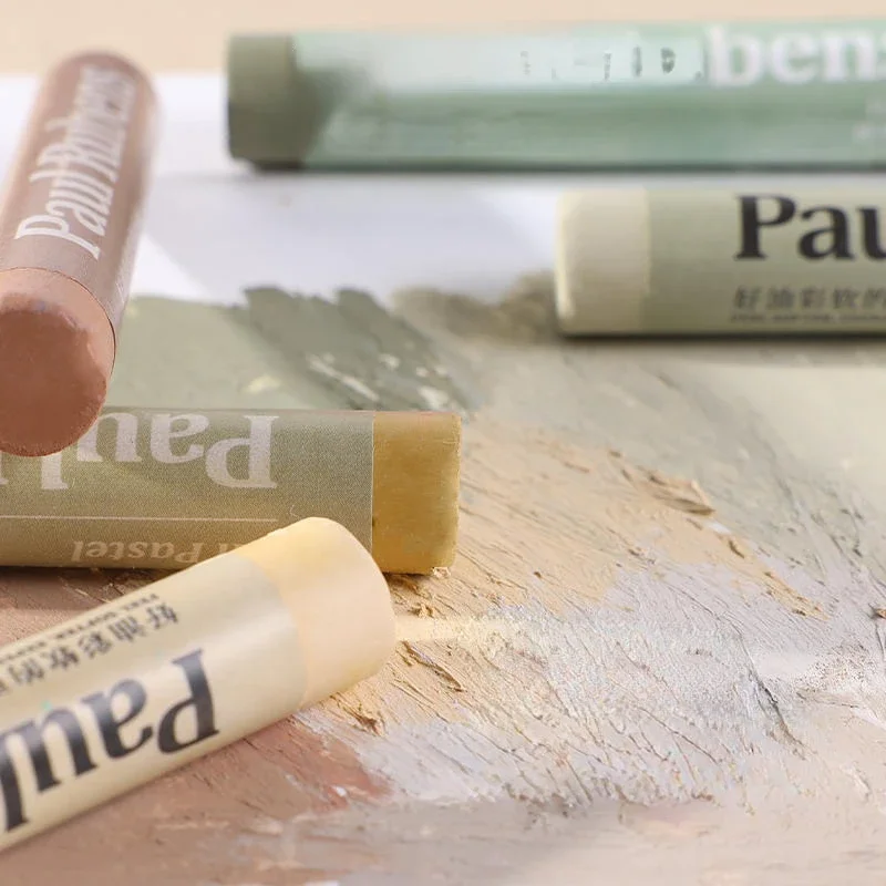 Oil Pastels Morandi Gray Macaron Colors Soft Oil Painting Stick Set Washable Brush Art Supplies