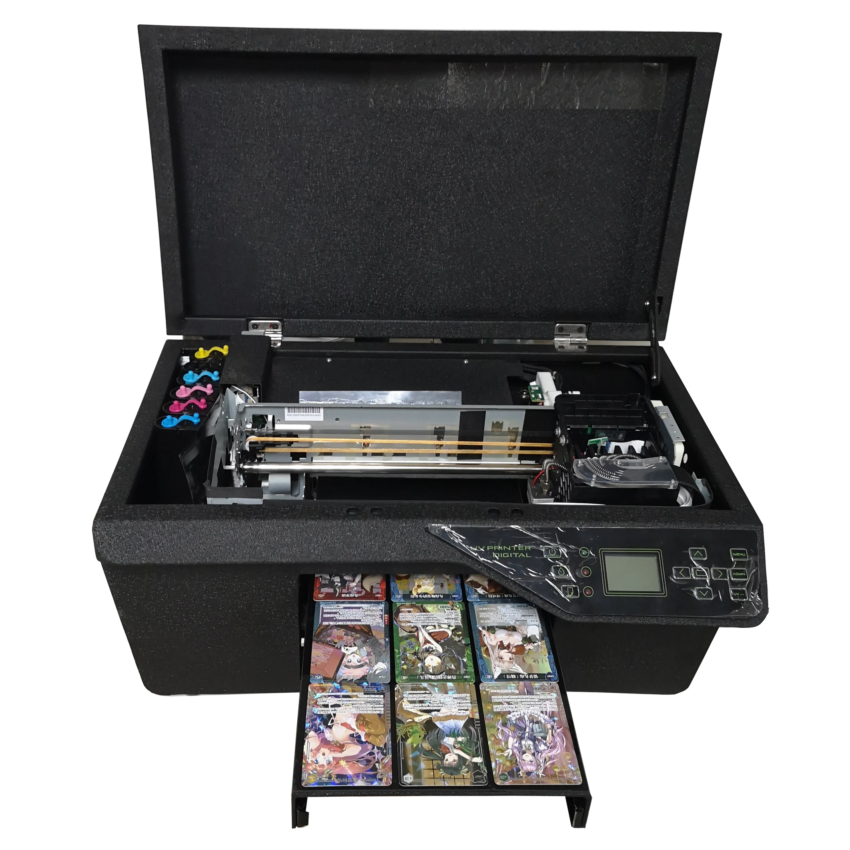 Professional AMJ L800 UV hologram holographic game trading card printer