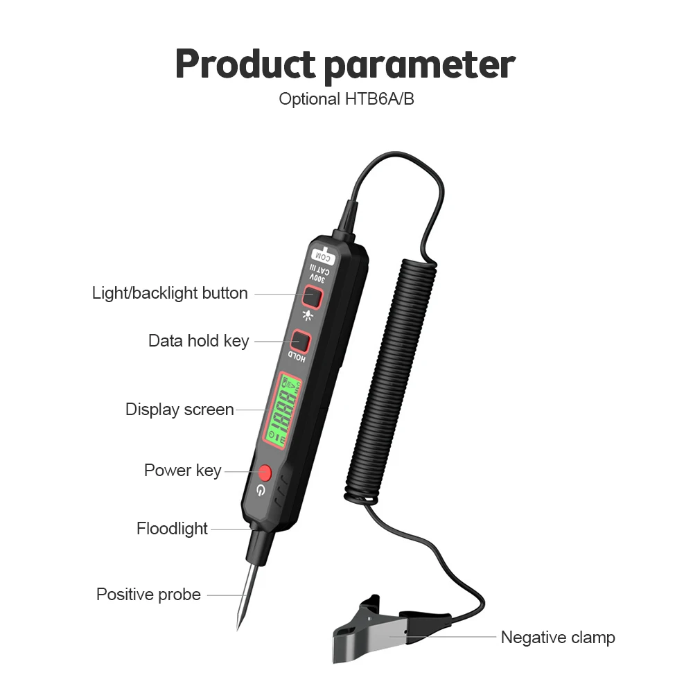 Circuit Tester Kit 12V Car Voltage Detector Pen Electrical Circuit Test Pen