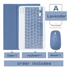 Magic Wireless Keyboard Case with Mouse - Japanese Keyboard (Purple 1)