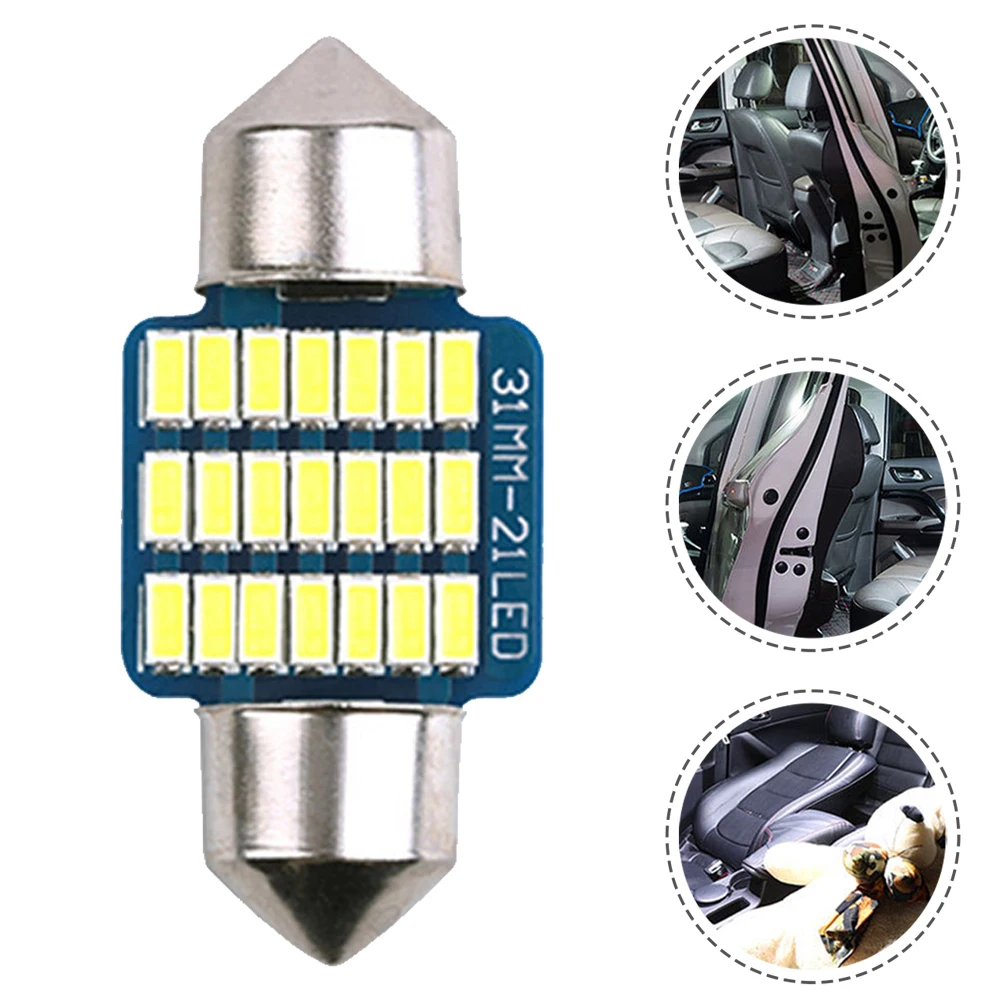 

Car LED Roof Reading Light, License Plate Light, Trunk Light DC12V 600LM 3014 White，warm White 31mm Aluminum LED Reading Light
