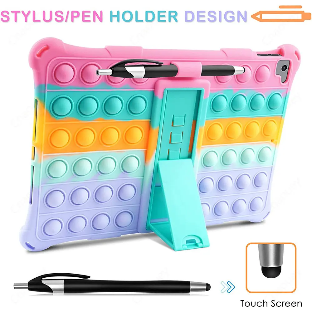 Soft Silicone Stand Tablet Case para Crianças Bolha Funda Coque Teclast T40 Plus 10.4 M40 Plus P20 M40 Pro T50 - Imagem 2