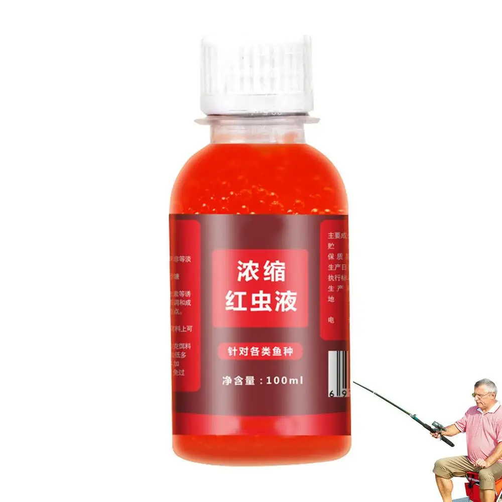 100ml Strong Fish Attractant Concentrated Red Worm Liquid Fish