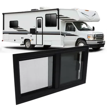 RV Window Insect Horizontal Vertical Slid with Privacy Screen Insect Nets for 550x260mm Window Size Campervan Accessories 1