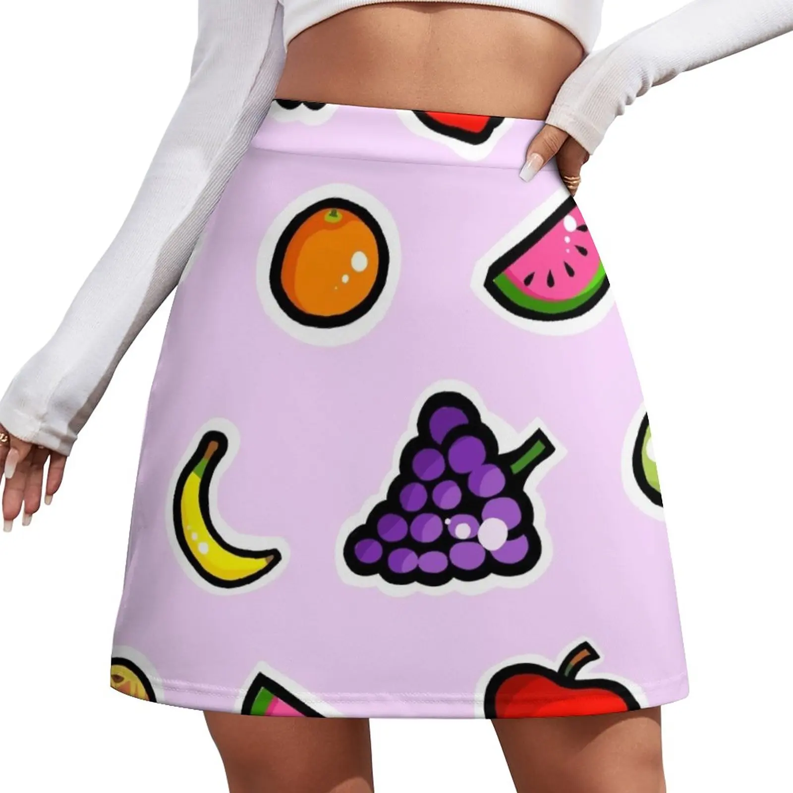 Cutesy fruit Mini Skirt Summer skirt luxury designer clothing women clothes