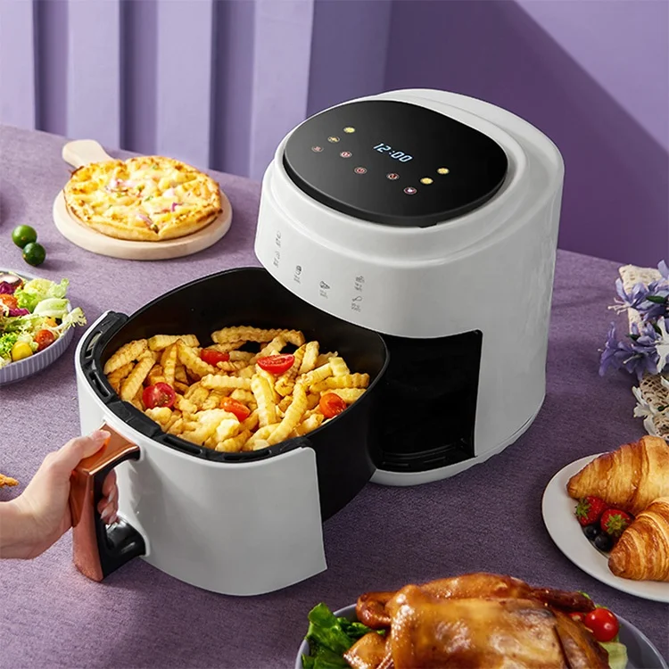 8l Air Fryer Household Large-capacity Electric Fryer 220v Intelligent  Oil-free Multi-function Electric Fryer Microcomputer - Air Fryers -  AliExpress
