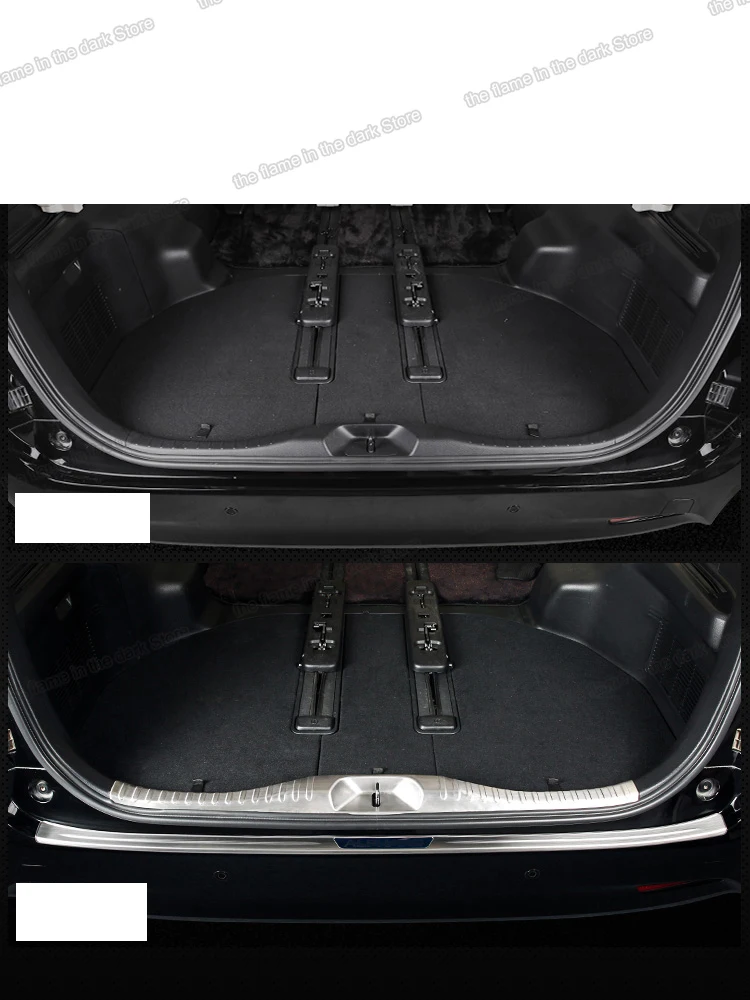 Protector Umbral Maletero MG HS 2018-2022 - Panel Acero Inoxidable Antiarañazos Color Plata
