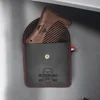 Gracemen Mini Pocket Beard Comb with Leather Case Handmade Premium Natural Dark Sandalwood Comb For Hair Beard Mustache 3