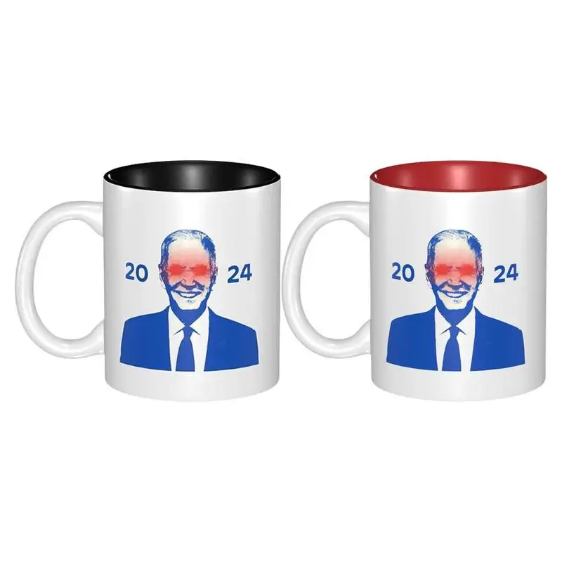 

Кофейная кружка Joe Biden 2024, 350 мл, керамическая кружка для голосования, президентские выборов, забавные кофейные чашки для кухни, Декор, прочный, для путешествий