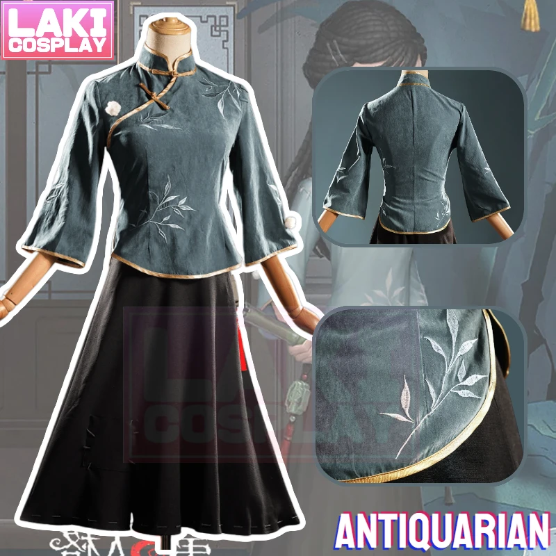 

IDV Antiquarian Cosplay Costume Game Identity V Antiquarian Qi Shiyi Costume Xiao Yao costume and Antiquarian Cosplay Wig