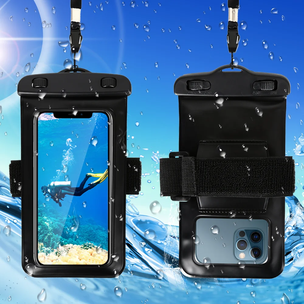 Arm Band Waterproof Phone Bag For iPhone 16 15 14 13 Pro Max