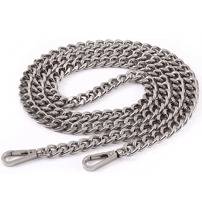 Aluminum Bag Chain – 120cm Detachable Metal Strap for DIY Handbag Craftsmanship