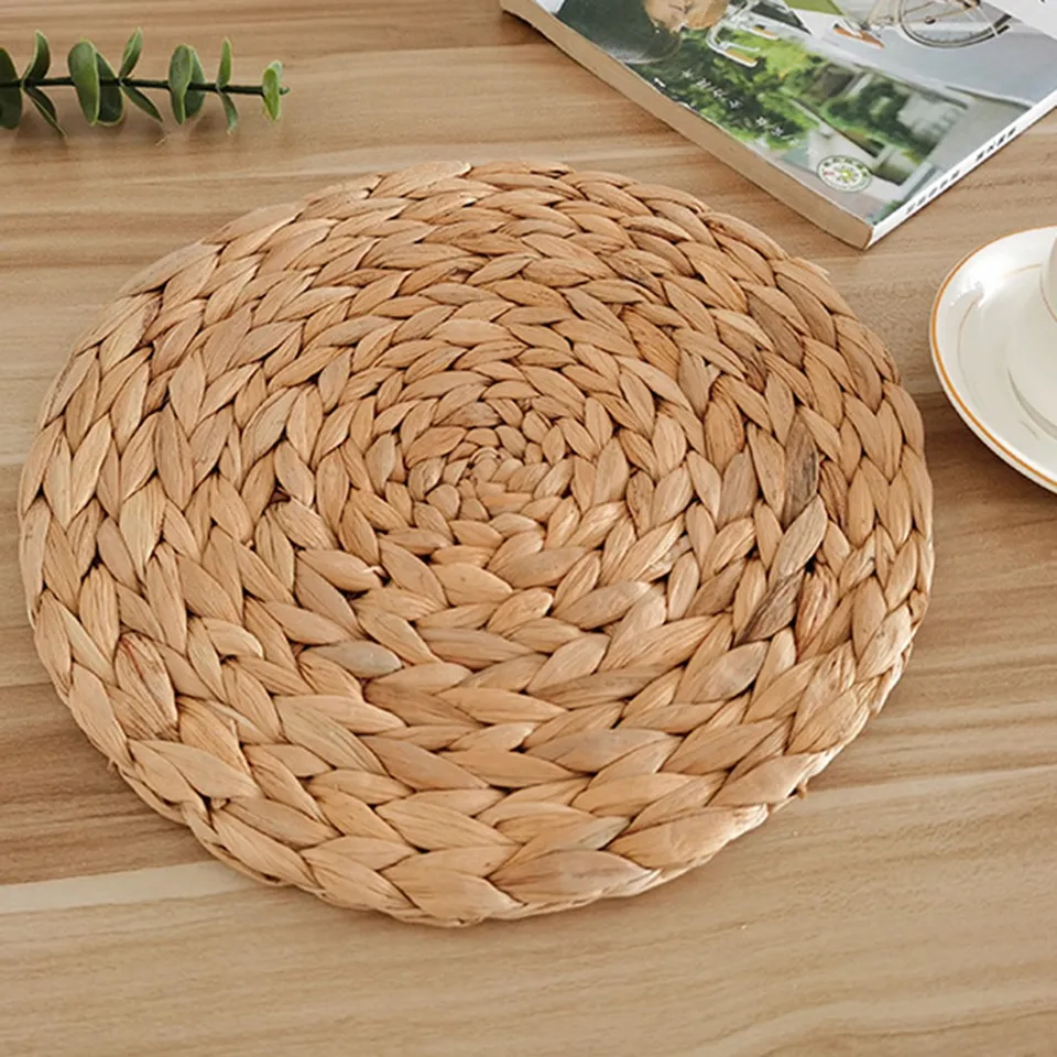 6 Tovagliette Rotonde In Rattan Naturale - Intrecciate A Mano, 30 Cm, Per Tavola E Decorazione - Foto 9