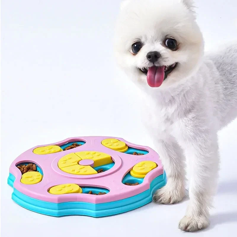 Dog Puzzle Toys Slow Feeder Interactive Increase IQ Food Dispenser Non-Slip Slowly Eating Bowl Cat Dogs Food Games 3