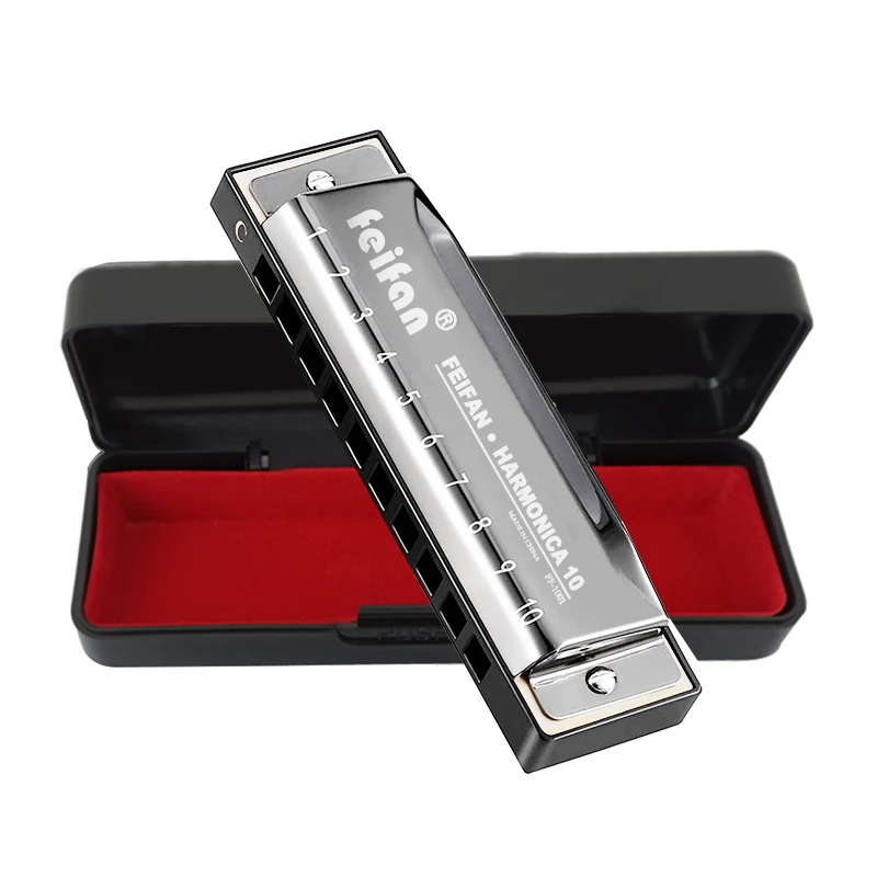 10 Holes and 24 Holes Harmonica Key of C Mouth Ogan Woodwind Musical