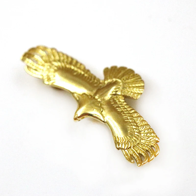 1piece Brass Eagle Decorative Buckle Pure Copper Cloth Buckle