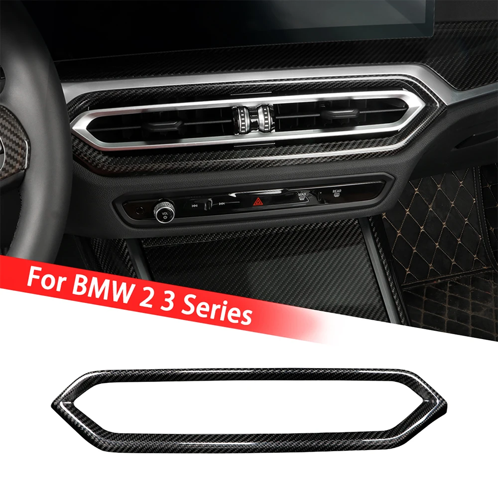 

Carbon Fiber Air Conditioning Outlet Vent Frame Cover For BMW 2 3 Series G20 G28 G42 G80 G87 Car Dashboard AC Ventilation Trim