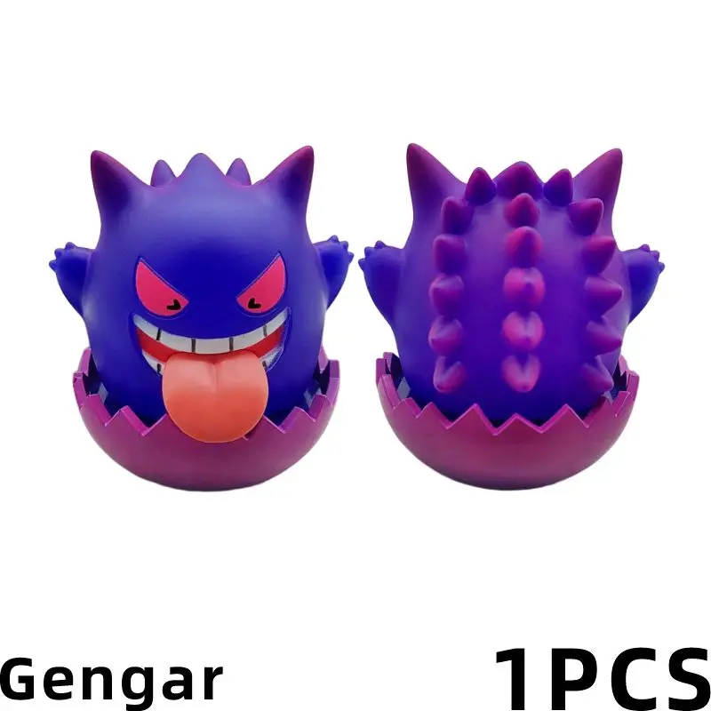 Pokemon Tumbler Ornament Toy Pikachu Gengar Slowpoke Anime Figures ...