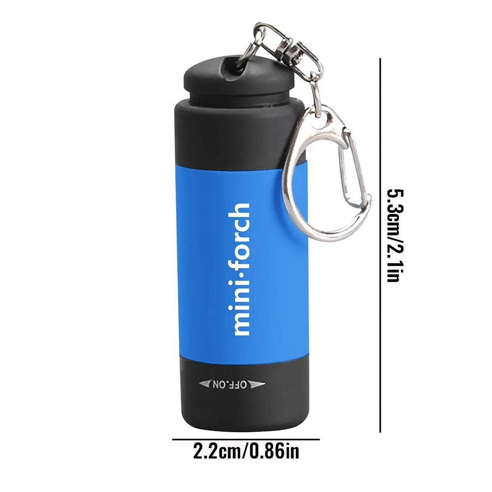 LED Flashlights Mini Flashlight Camping Light Mini LED Flashlight LED Torch Light LED Flashlight LED Mini Torches Light USB Rechargeable Portable Flashlight Keychain Torch Lamp Waterproof For Hiking Camping