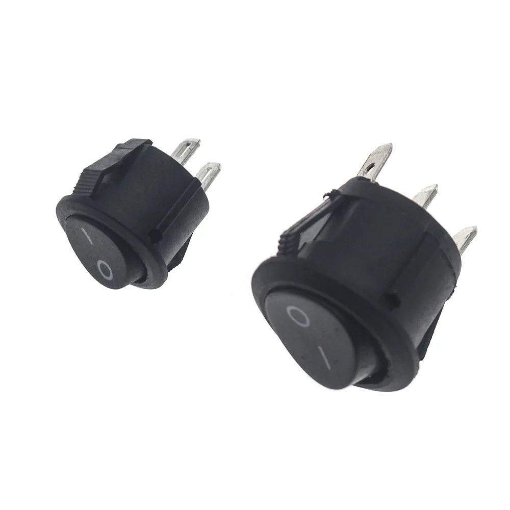 16mm 23mm spst 2pin 3pin 250v 6a 50pcs por lote 01
