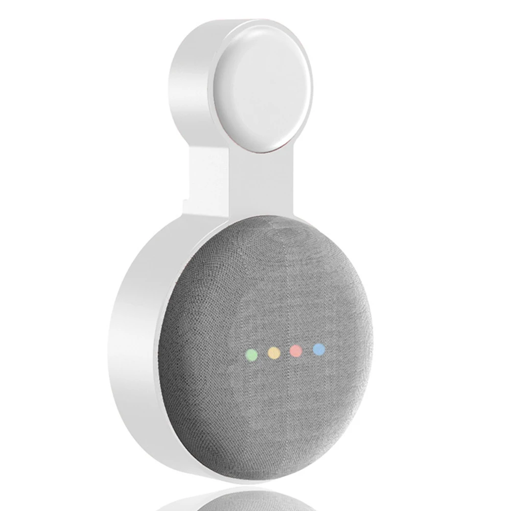 1Pc Adatto Per Google Audio Per Google Nest Mini Staffa Da Parete-Bianco