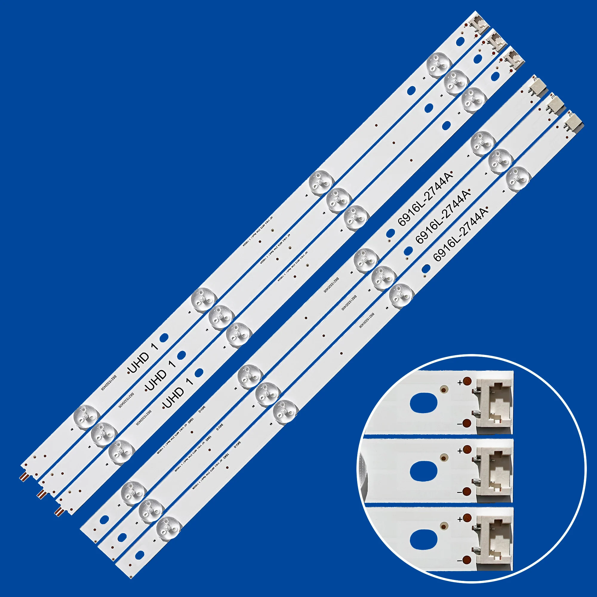 LED Backlight For 43UH620V 43UH610A 43UH6100 43UH630V 43UH610T 43UH603V 43UH610T 43'' V16.5 ART3 2744 6916L-2744A UHD led light tv parts